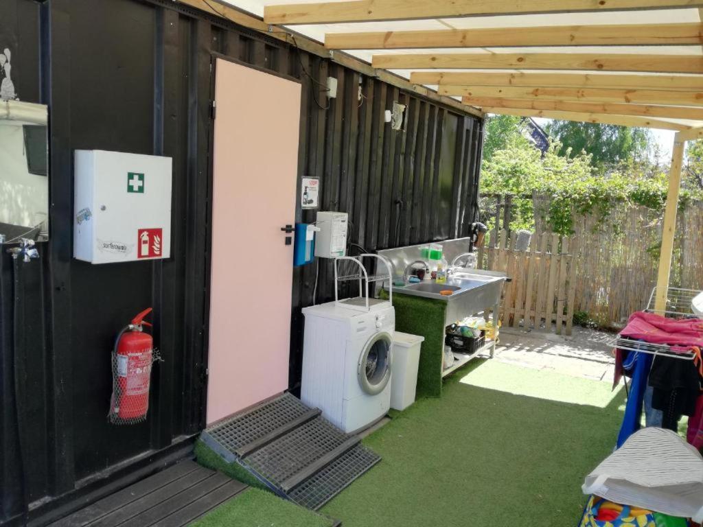 Ferienwohnung Przyczepa Niewiadow Surf Wioska Jastarnia Exterior foto