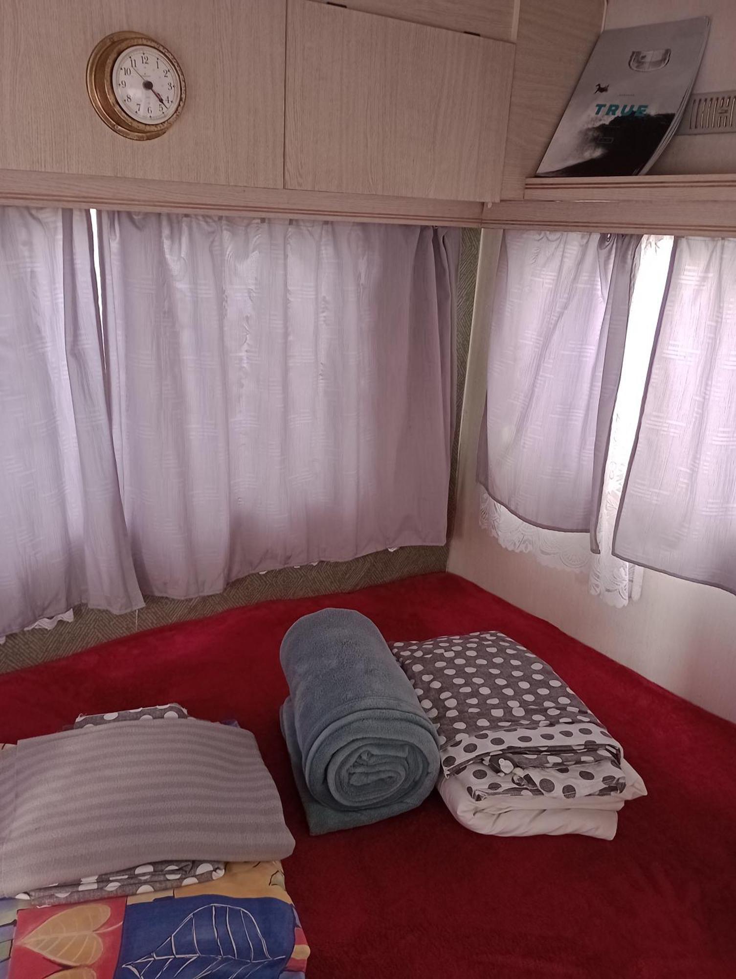 Ferienwohnung Przyczepa Niewiadow Surf Wioska Jastarnia Exterior foto